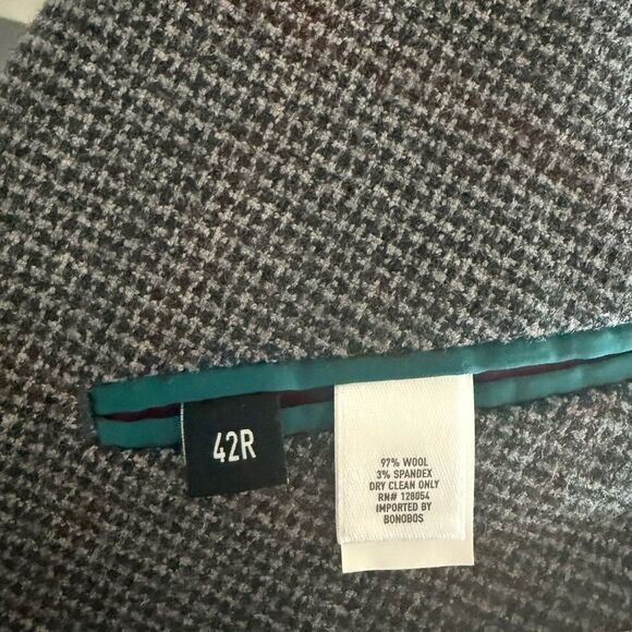 Bonobos wool blend standard fit jacket NWOT Size 42R - Picture 2 of 13